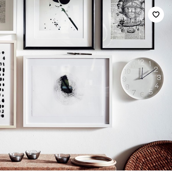 TROMMA wall clock, white, 9 ¾ (25 cm) - Picture 4 of 6